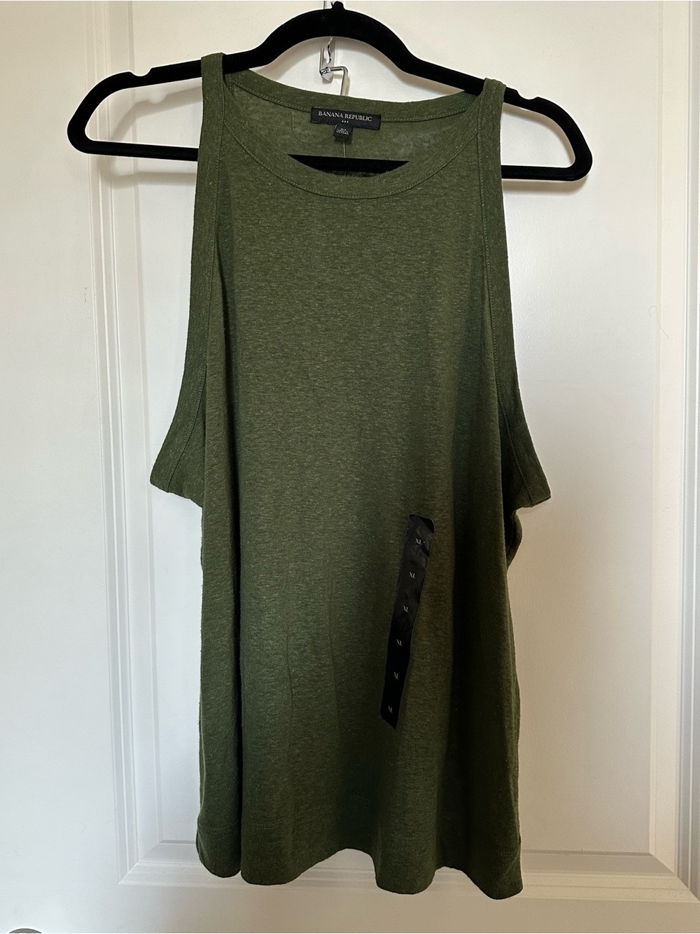 Banana Republic Olive Green Sleeveless Tank Top